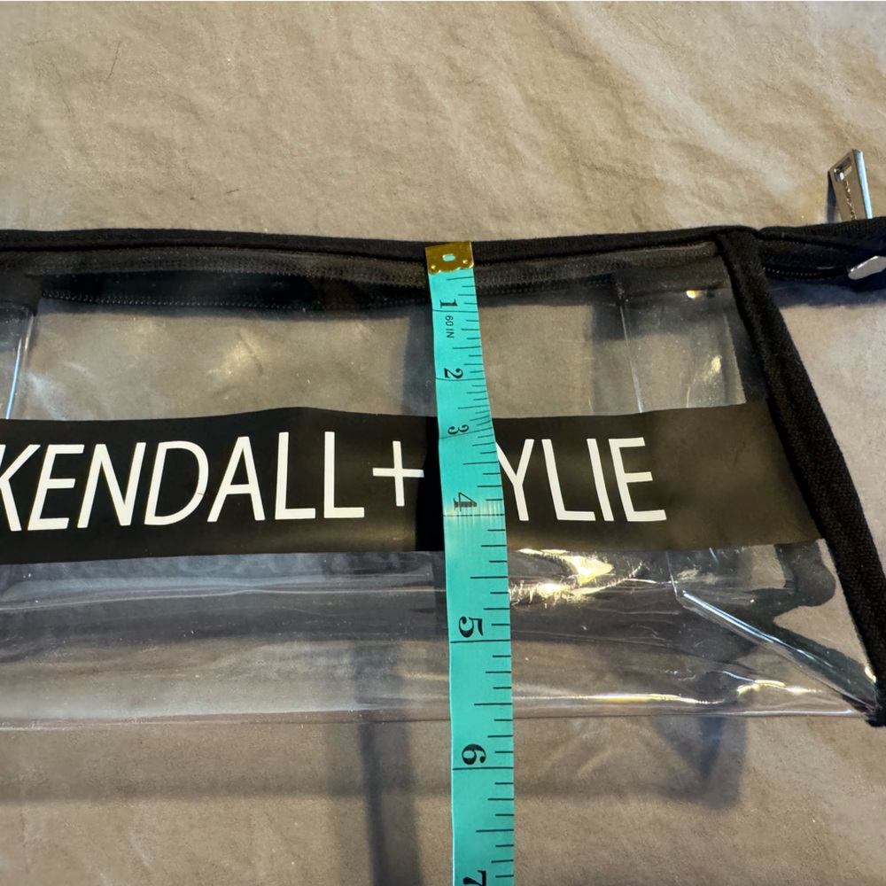 Kendall & Kylie Transparent Pouch with Black Accents - Picture 8 of 10